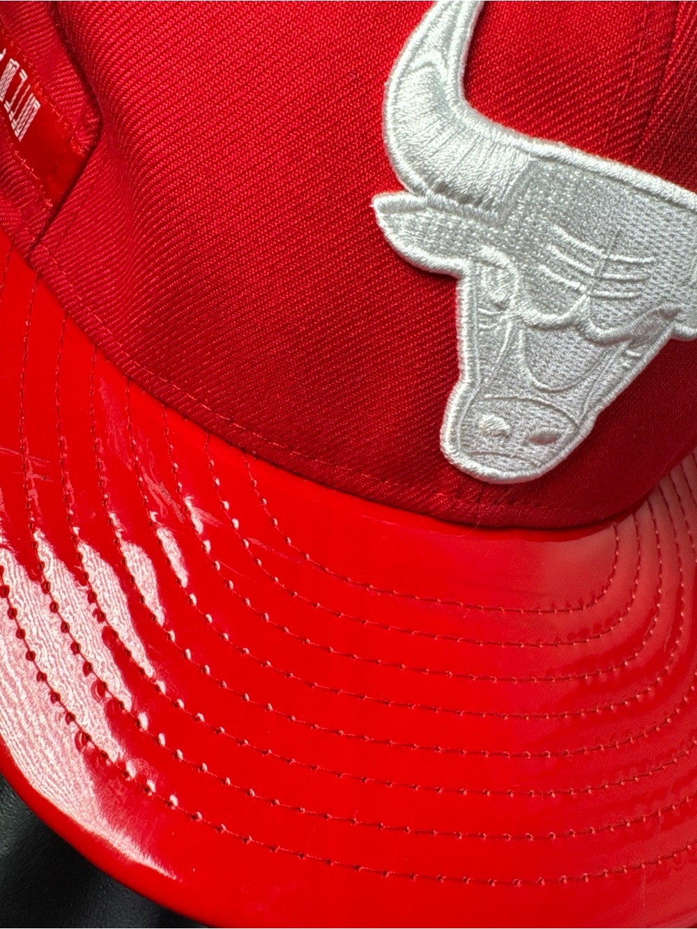 New Era Red and Black 9FIFTY Snapback Hat - Picture 7 of 14